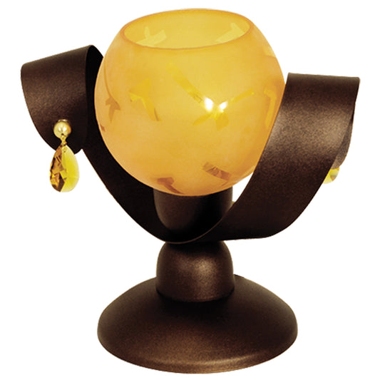 TLA 109 ΠΟΡΤΑΤΙΦ ΣΚΟΥΡΙΑ ΠΟΡΤΟΚΑΛΙ ΓΥΑΛΙ 1xΕ27 Φ24x24