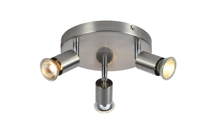 CCC 5215-3 ΝΜ 3/Φ ΟΡΟΦΗΣ ΣΠΟΤ ΝΙΚΕΛ ΜΑΤ 3xGU10 Φ20x8