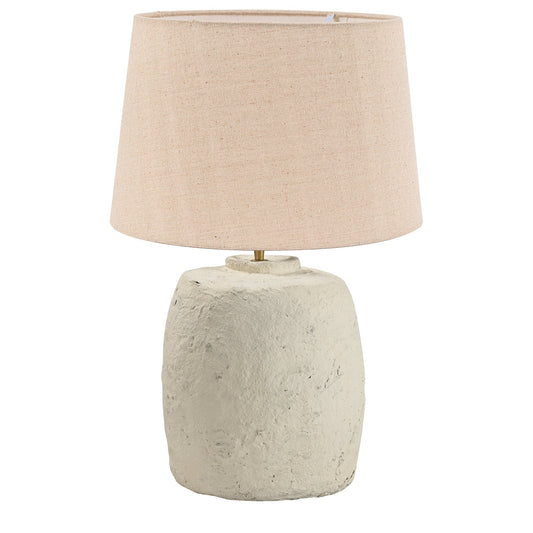 TLI 6344 40BG ΕΠΙΤΡΑΠΕΖΙΑ ΛΑΜΠΑ ΛΕΥΚΗ ΑΠΟ ΑΝΑΚΥΚΛΩΜΕΝΟ ΧΑΡΤΙ ΜΕ ΑΜΠΑΖΟΥΡ ΜΠΕΖ 1xΕ27 Φ40x(40-66)