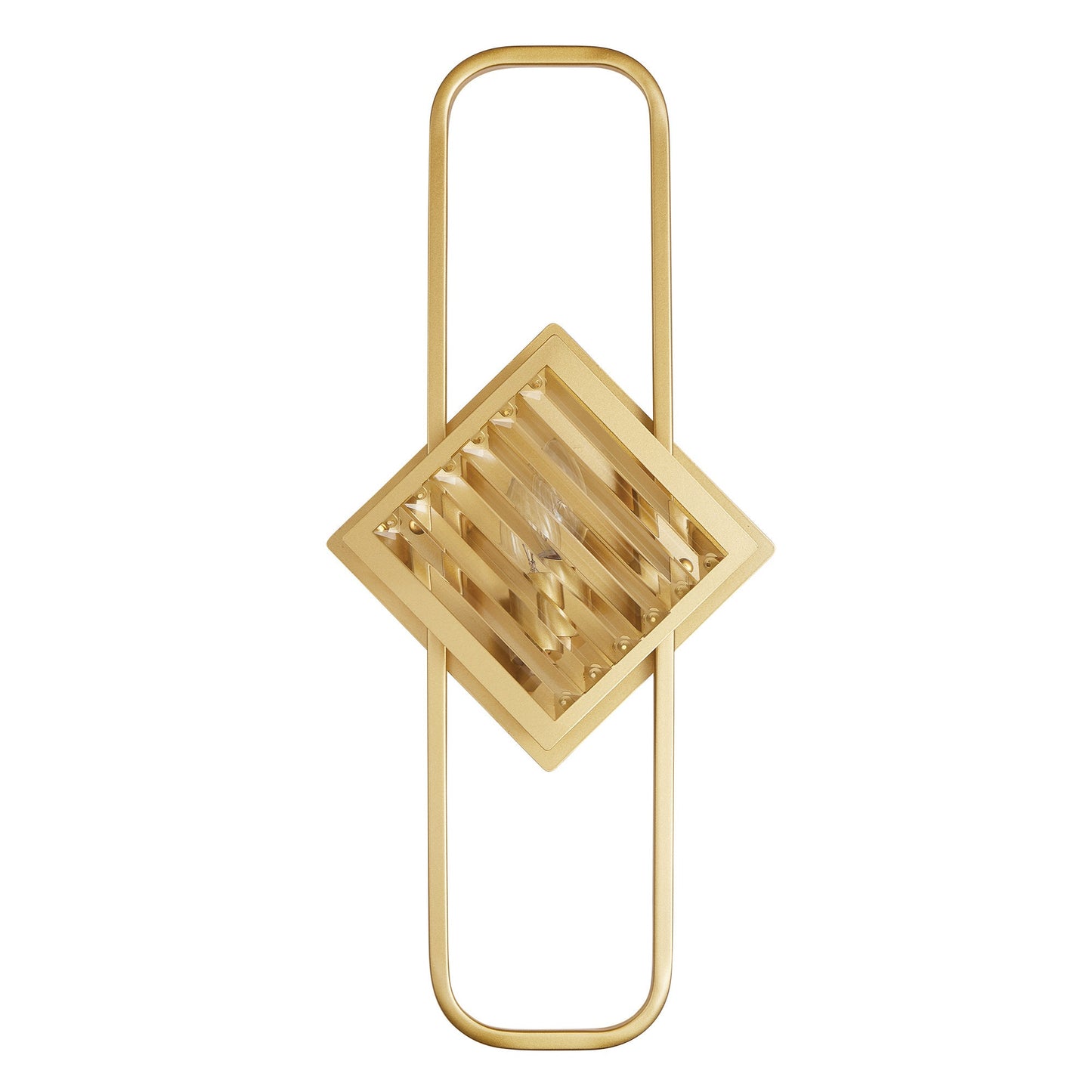 WLC 2473 ΑΠΛΙΚΑ ΧΡΥΣΗ ΠΑΡΑΛ/ΜΗ ΜΕ ΤΕΤΡΑΓΩΝΟ ΠΛΑΙΣΙΟ ΚΡΥΣΤΑΛΛΟ 2xΕ14 28x8x58