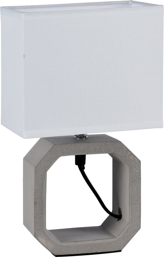 TLC 6003 WH ΠΟΡΤΑΤΙΦ ΤΕΤΡΑΓΩΝΗ ΚΕΡΑΜΙΚΗ ΒΑΣΗ ΚΑΠΕΛΟ ΛΕΥΚΟ 1xΕ14 KAΠEΛΟ 12x17x15