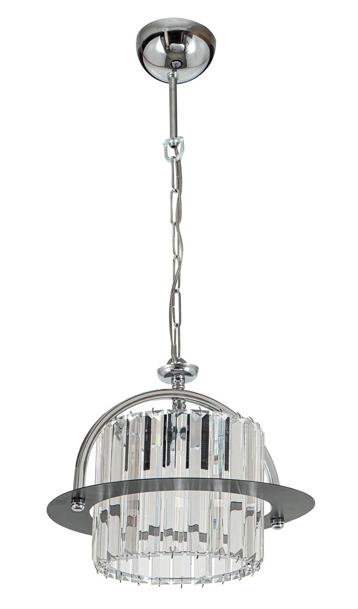 PDT 6093 # ΚΡΕΜ. 1/Φ ΗΜΙΣΦΑΙΡΙΟ ΠΛΕΓΜΑ ΜΕ ΔΙΑΦΑΝΟ ΓΥΑΛΙ Φ28x65