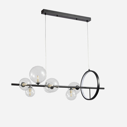 PDC 2049-7 ΡΑΓΑ ΜΑΥΡΗ ΜΕ LED KAI G9 ΓΛΟΜΠΟΥΣ ΔΙΑΦΑΝΟΥΣ 90x28x120