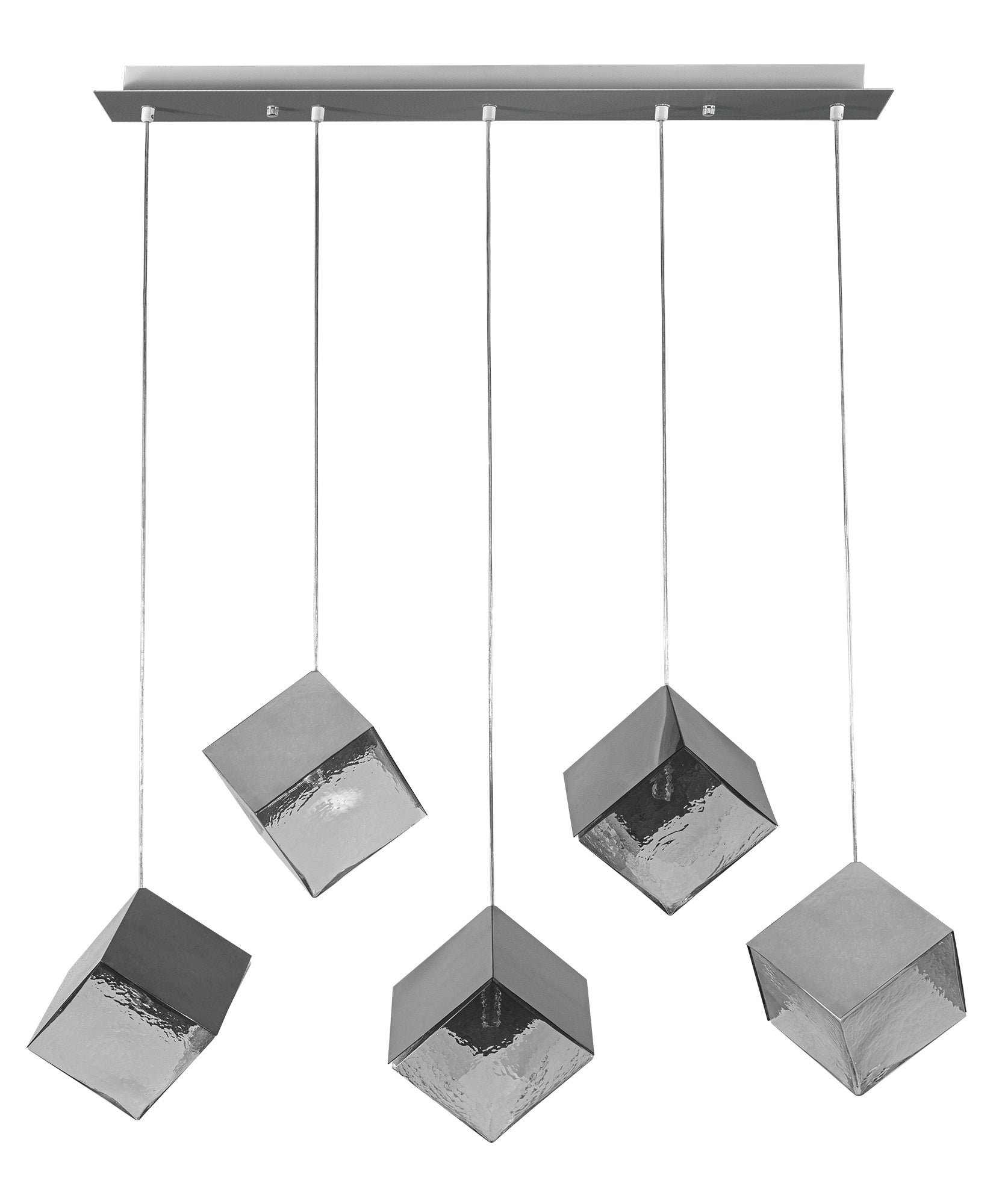 PDC 4021-5 CR # ΡΑΓΑ 5/Φ KYBOI ΜΕΤΑΛΛΟ + ΔΙΑΦΑΝΟ ΓΥΑΛΙ 5xG9 87x18x100
