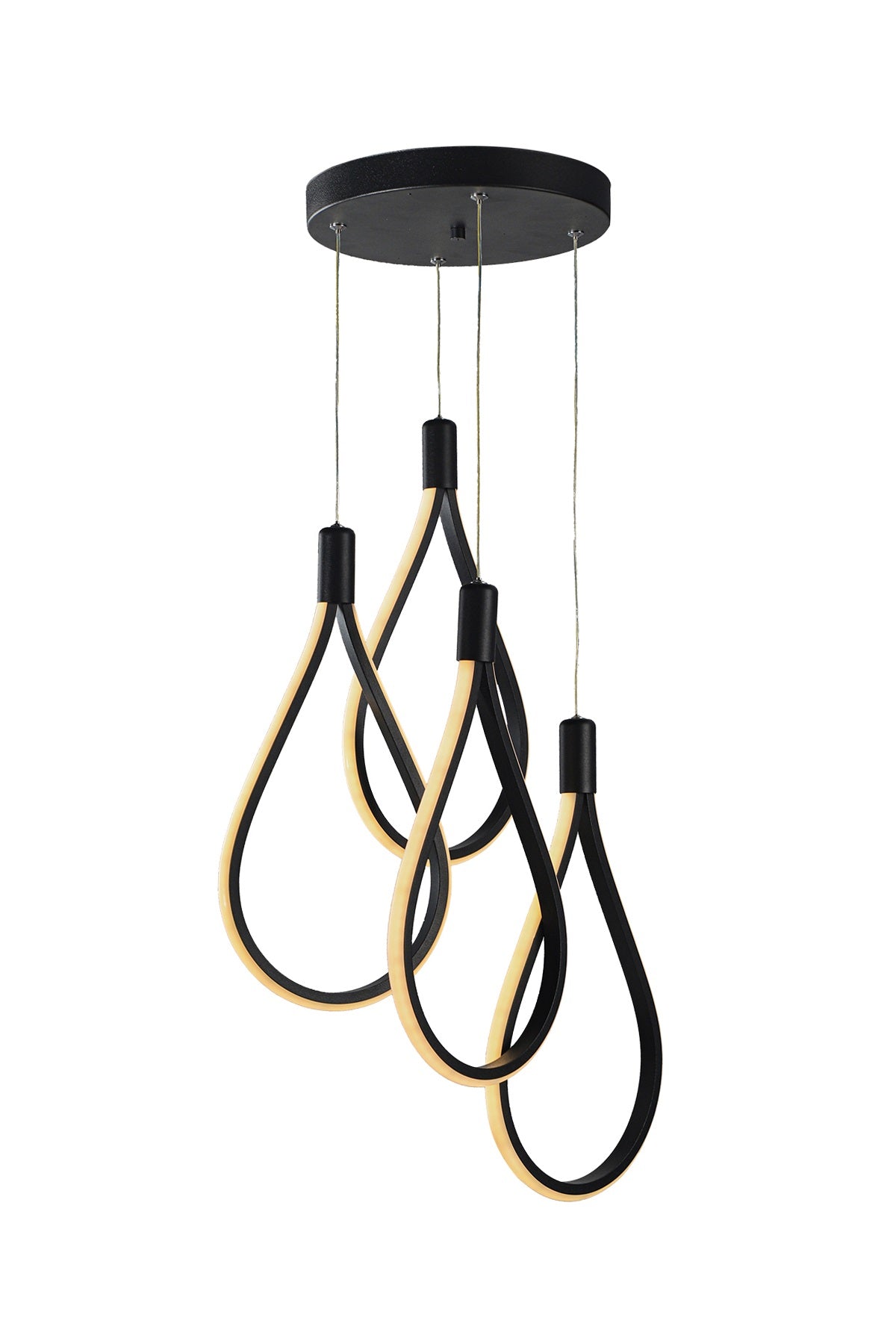 PDT 700-4 BK # ΚΡΕΜ. 4/Φ LED ΘΗΛΙΕΣ ΜΑΥΡΟ Φ45x85