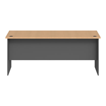 Office Desk Fesialo Natural-Anthracite 180x75x75