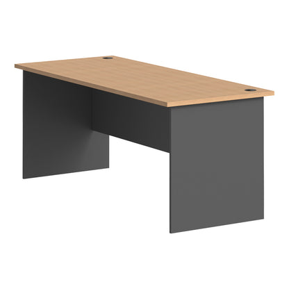 Office Desk Fesialo Natural-Anthracite 180x75x75