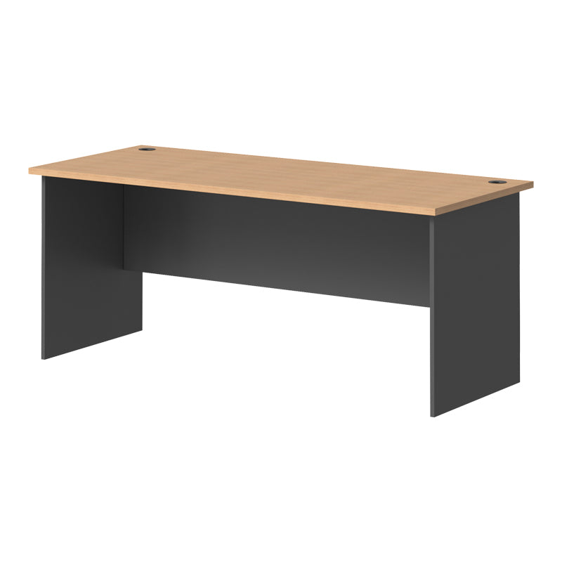 Office Desk Fesialo Natural-Anthracite 180x75x75