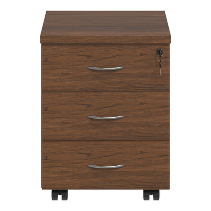 Fesialo Wenge Professional Rolling Chest of Drawers 39x47x52.5