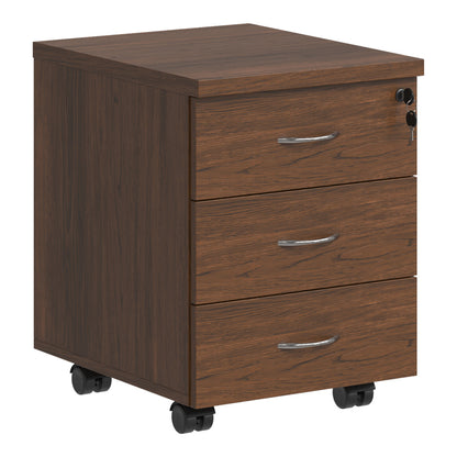 Fesialo Wenge Professional Rolling Chest of Drawers 39x47x52.5