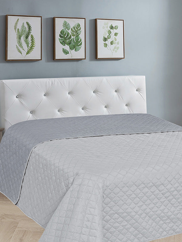 Κουβερλί Fiber Grey/Dark Grey Μονό 160x220εκ