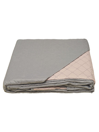 Κουβερλί Fiber Grey/Pink Μονό 160x220εκ