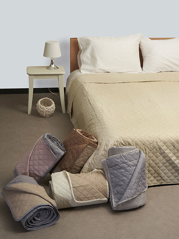 Κουβερλί Fiber Grey/Blue King Size 240x250εκ