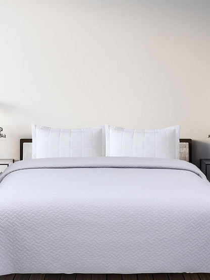 Κουβερλί Voielo Light Grey Μονό 160x220εκ