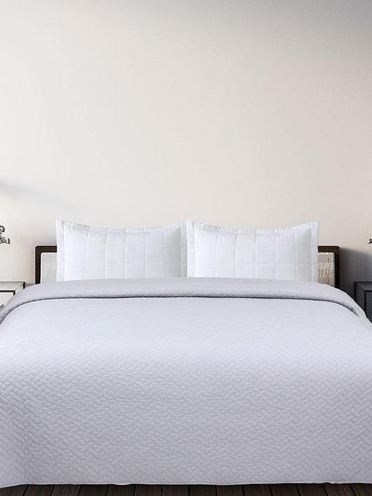 Κουβερλί Voielo Light Grey Μονό 160x220εκ