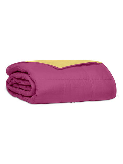 Κουβερλί Percale Μονόχρωμο Pink Υπέρδιπλο 220x240εκ