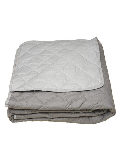 Κουβερλί Menta Grey/Dark Grey Υπέρδιπλο 220x240εκ