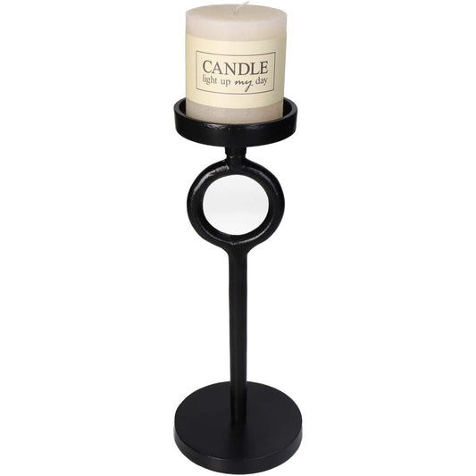 Κηροπήγιο Μαύρο 12x12x30