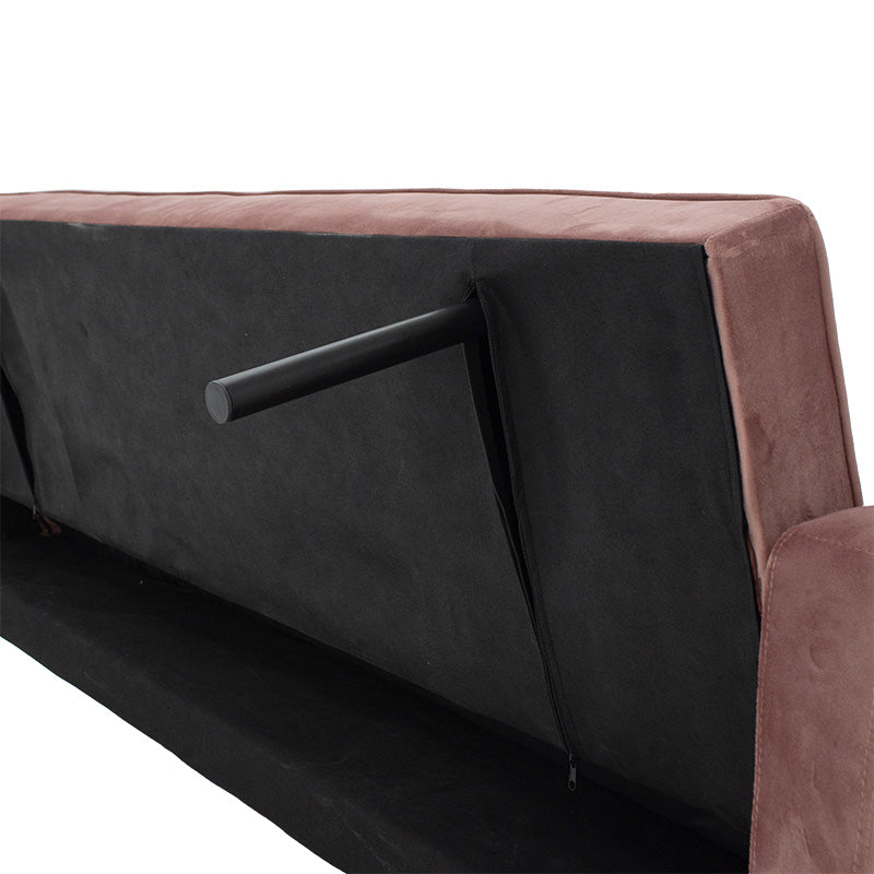 Καναπές-Κρεβάτι Success 3θέσιος Βελούδο Σάπιο Μήλο 190x80x84