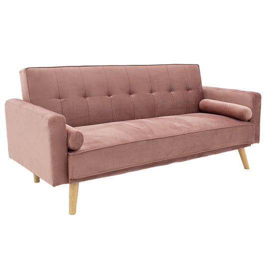 Καναπές-Κρεβάτι Success 3Θέσιος Βελούδο Σάπιο Μήλο 190X80X84