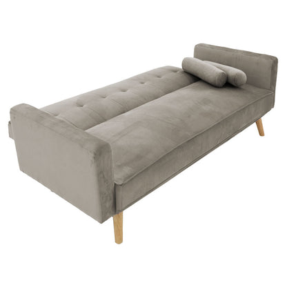 Καναπές-Κρεβάτι Success 3Θέσιος Βελούδο Γκρι 190X80X84