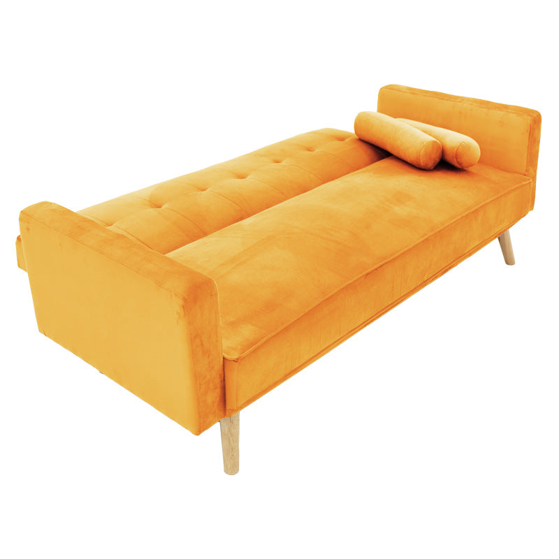 Καναπές-Κρεβάτι Success 3θέσιος Κίτρινο Βελούδο 190x80x84