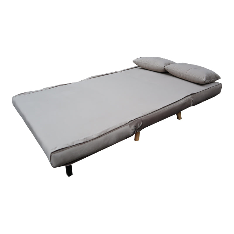 Καναπές-Κρεβάτι Josuane I Διθέσιος Βελούδο σε Γκρι Απόχρωση 122x80x81