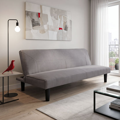 Καναπές Κρεβάτι Kedran 3θέσιος Γκρι Ύφασμα 166x75,5x70