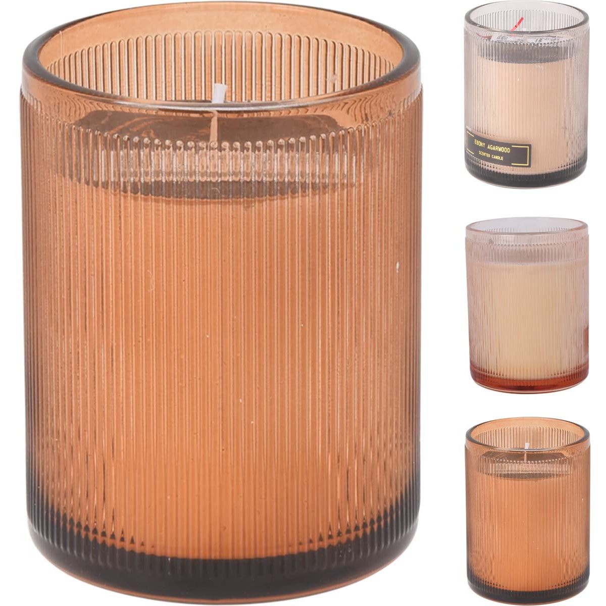 Κερί Αρωματικό σε Γυαλί 8x8x10 3 Σχδ