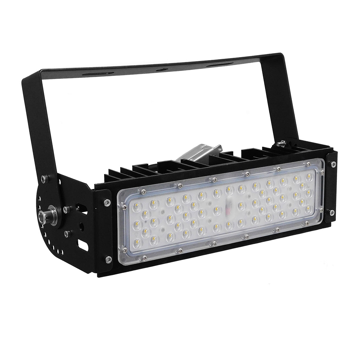 GOLIATH 90100-1 LED Προβολέας Γηπέδου - Φωτιστικό Tunnel 50W 8000LM 75°*135° AC 100-277V IP65 Μ32 x Π12 x Υ9cm Ψυχρό Λευκό 5000K - MeanWell Driver & LumiLEDs Chip