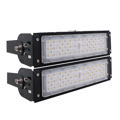 GOLIATH 90100-2 LED Προβολέας Γηπέδου - Φωτιστικό Tunnel 100W 16000LM 75°*135° AC 100-277V IP65 - Ψυχρό Λευκό 5000K - MeanWell Driver & LumiLEDs Chip