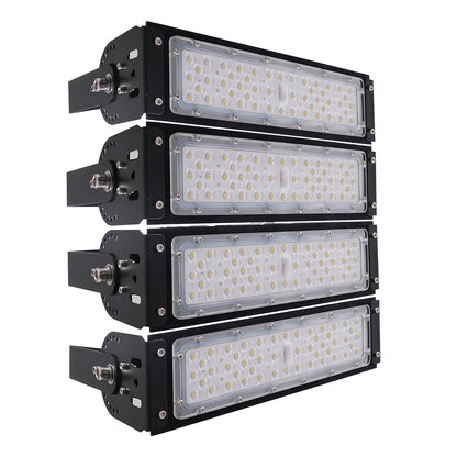 GOLIATH 90100-4 LED Προβολέας Γηπέδου - Φωτιστικό Tunnel 200W 32000LM 75°*135° AC 100-277V IP65 - Ψυχρό Λευκό 5000K - MeanWell Driver & LumiLEDs Chip