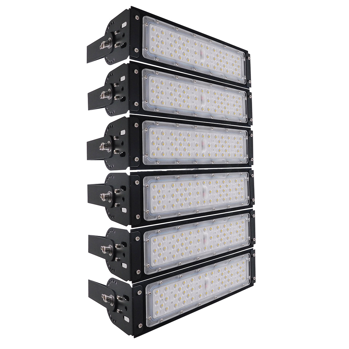 GOLIATH 90100-6 LED Προβολέας Γηπέδου - Φωτιστικό Tunnel 300W 48000LM 75°*135° AC 100-277V IP65 - Ψυχρό Λευκό 5000K - MeanWell Driver & LumiLEDs Chip