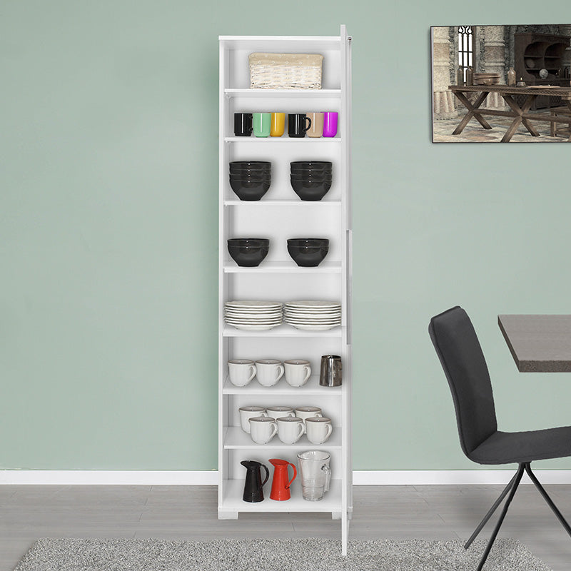 Στήλη Diamond Λευκό Gloss 50x35x187