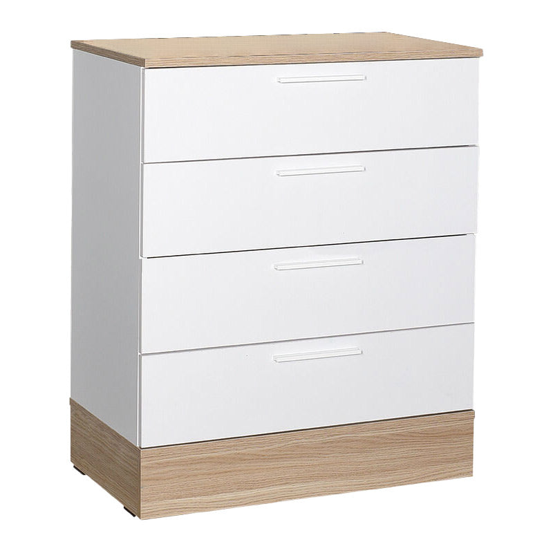 Συρταριέρα Pelita σε Λευκή-Oak Απόχρωση 72x40x88