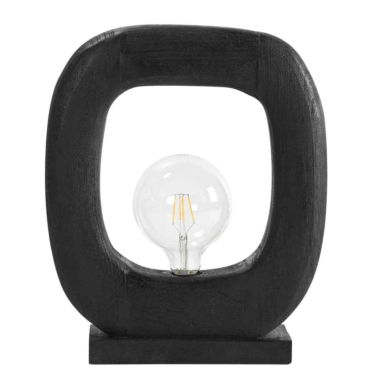 TLI 6329 BK ΕΠΙΤΡΑΠΕΖΙΑ ΛΑΜΠΑ ΜΑΥΡΗ ΞΥΛΟ ΤΕΤΡΑΓΩΝΗ 1xE27 34x9x43,5