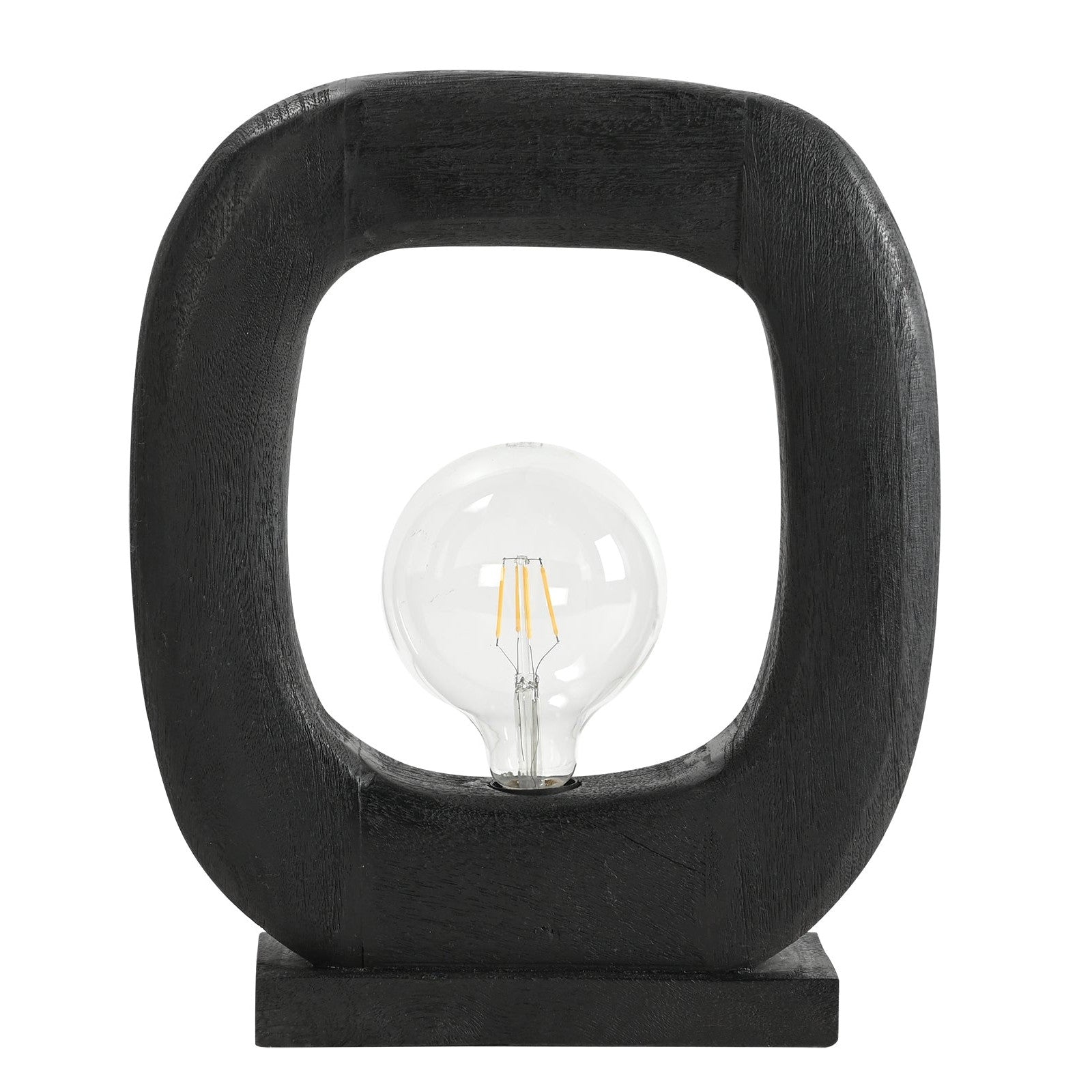 TLI 6329 BK ΕΠΙΤΡΑΠΕΖΙΑ ΛΑΜΠΑ ΜΑΥΡΗ ΞΥΛΟ ΤΕΤΡΑΓΩΝΗ 1xE27 34x9x43,5