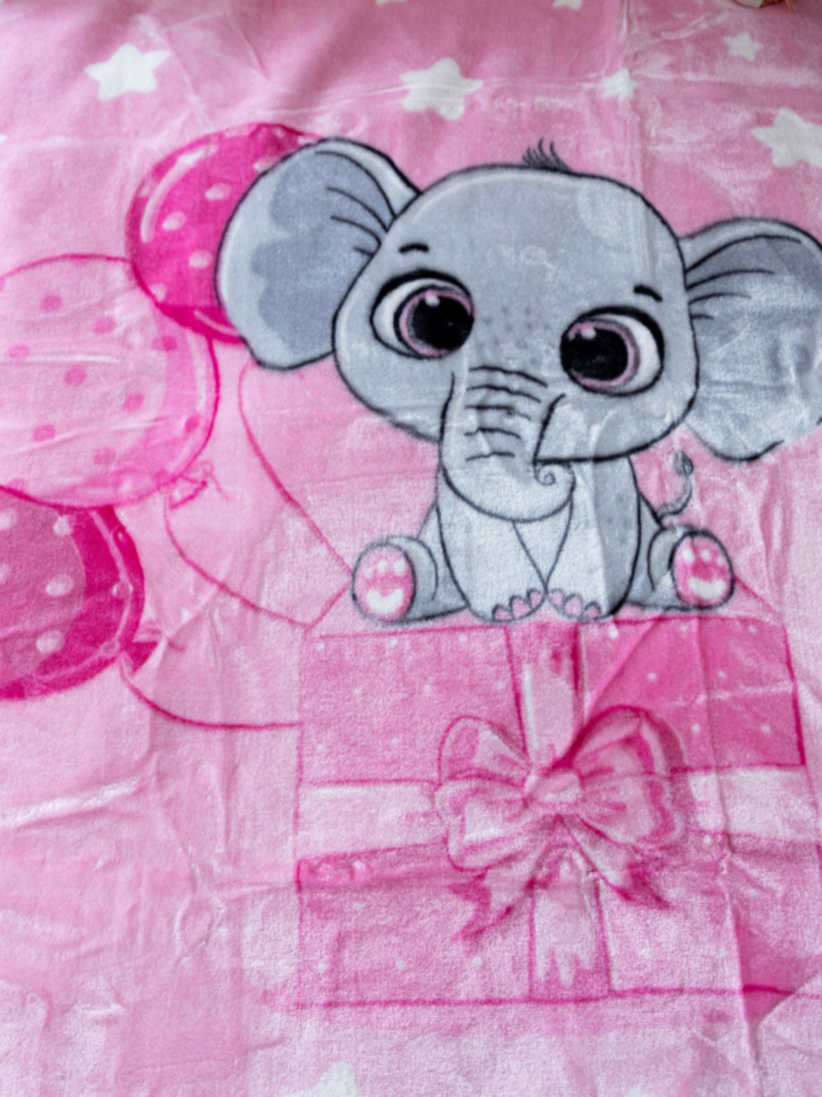 Κουβέρτα Βελουτέ Κούνιας 1558 Pink 110x140εκ