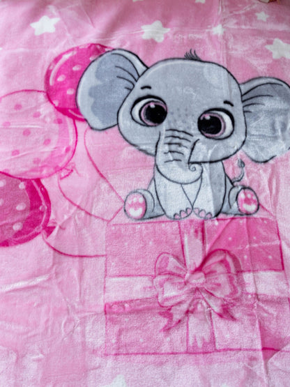 Κουβέρτα Βελουτέ Κούνιας 1558 Pink 110x140εκ