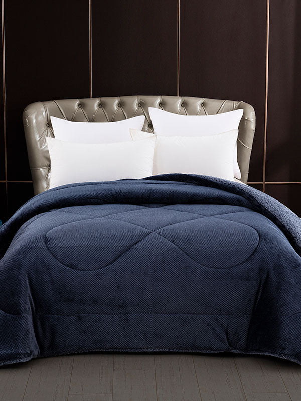 Κουβερτοπάπλωμα Clio Blue Υπέρδιπλο 220x240εκ