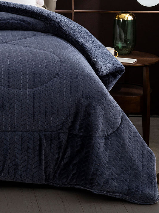 Κουβερτοπάπλωμα Neda Blue Υπέρδιπλο 220x240εκ