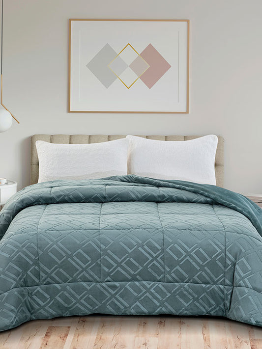 Κουβερτοπάπλωμα Klelia Blue Υπέρδιπλο 220x240εκ