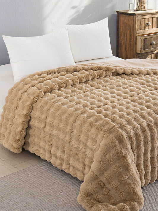 Κουβερτοπάπλωμα Rabbit Beige Μονό 160x220εκ