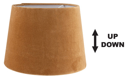 SPI 30 CA-VL ΚΑΠΕΛΟ ΒΕΛΟΥΔΟ CARAMEL Ε27-Ε14 UP/DOWN (24-30)x22