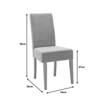 Καρέκλα Ditta Ύφασμα Σάπιο Μήλο-Πόδι Sonoma 44x56x96