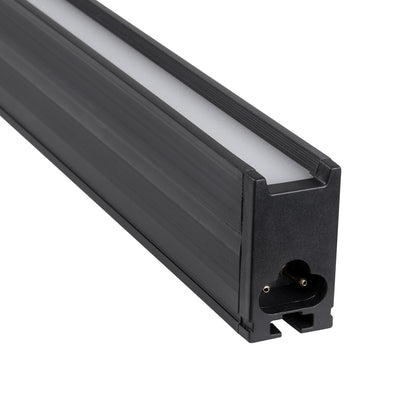 OFFICE 61025-P Γραμμικό Κρεμαστό Φωτιστικό Linear LED 18W 2170lm 120° AC 220-240V Μ120 x Π2 x Υ4cm Θερμό Λευκό 2700K - Μαύρο