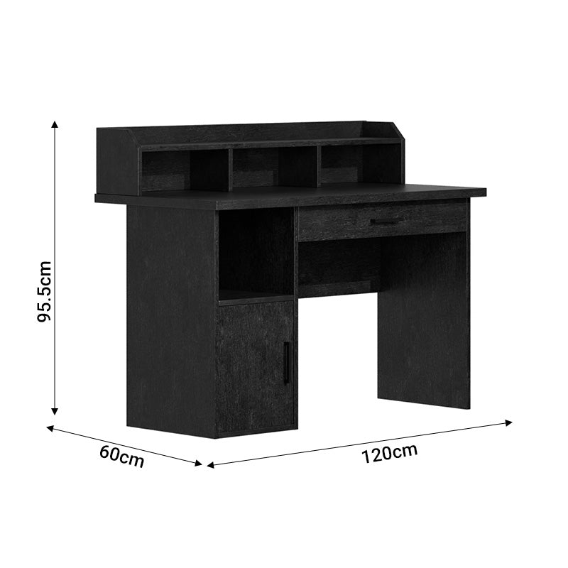 Γραφείο Εργασίας Workie Zebrano MDF 120x60x95.5