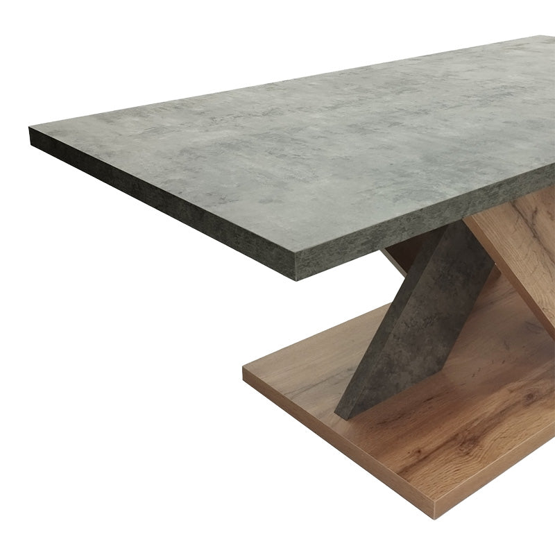 Τραπέζι Σαλονιού Solange σε Γκρι-Sonoma Απόχρωση 110x55x47.5