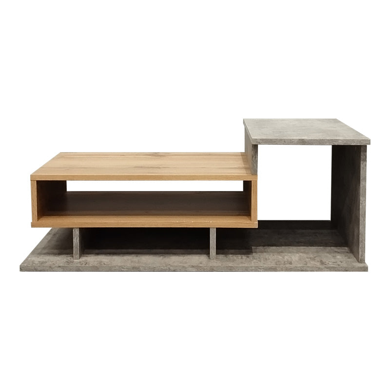 Τραπέζι Σαλονιού Nuvele σε Γκρι Antique-Sonoma Απόχρωση 90x50x35