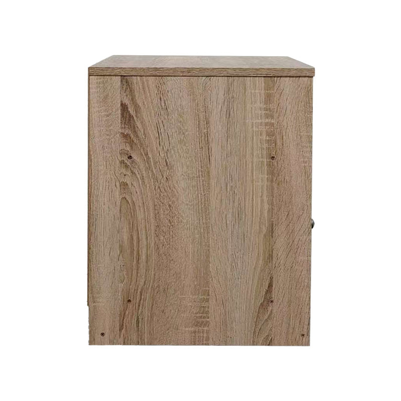 Κομοδίνο Foly με Ένα Ντουλάπι σε Sonoma-Ανθρακί Απόχρωση 40x40x50